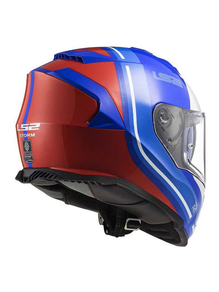 Kask integralny LS2 FF800 Storm Slant niebiesko-czerwony