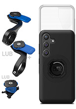 Zestaw rowerowy: etui MAG na telefon Samsung Galaxy S24 (magnetyczne), wodoodporny pokrowiec MAG oraz mocowanie Quad Lock