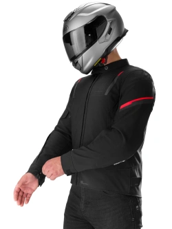 Kurtka motocyklowa tekstylna Shima Rush 3.0 czarno-czerwona