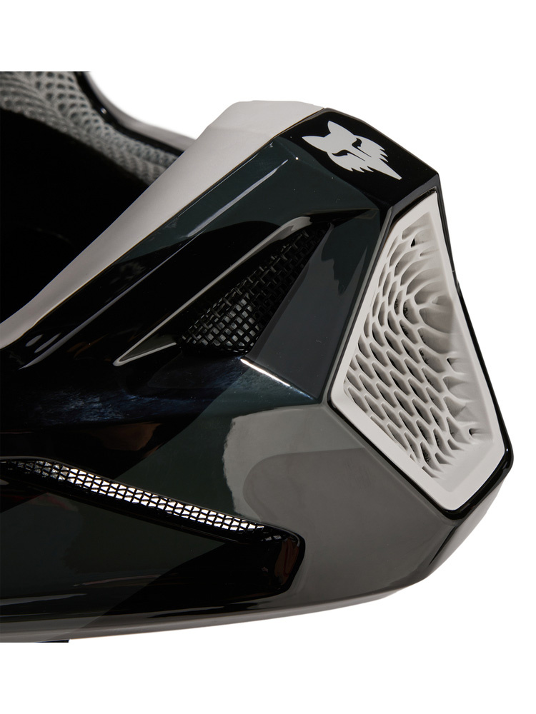 Kask enduro dziecięcy Fox V1 Bnkr czarno-szary