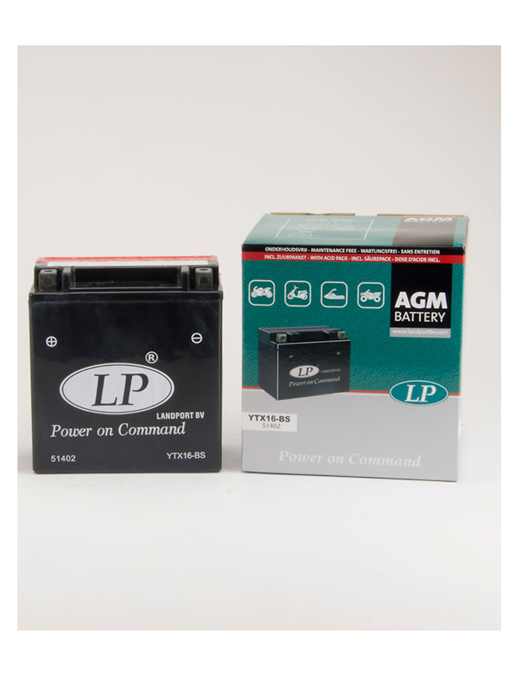 Akumulator bezobsługowy Landport YTX16BS-1 L (elektrolit osobno)