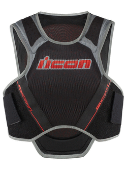 Buzer Icon Field Armor Softcore czarno-szaro-czerwony