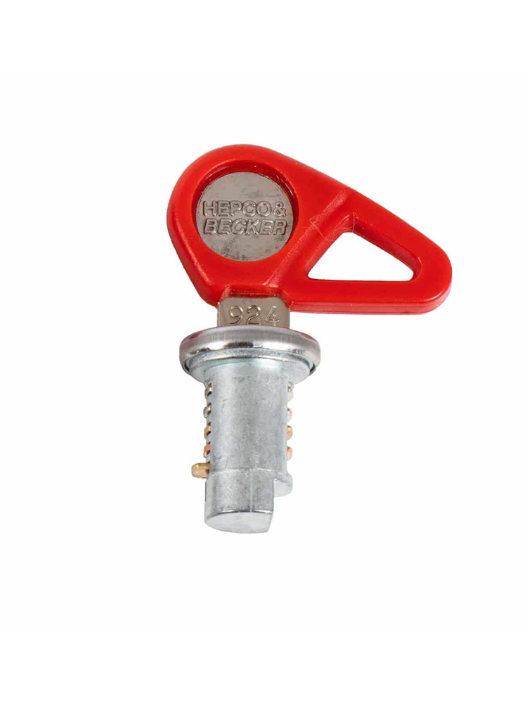 Klucz z wkładką do zamków kufrów centralnych i bocznych Hepco&Becker