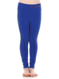 Legginsy termoaktywne dziecięce BRUBECK Thermo niebieskie