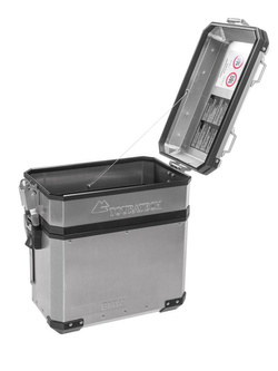 Podwyższenie kufrów Touratech Volume Booster do oryginalnych aluminiowych kufrów BMW srebrne