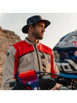 Kurtka enduro REV’IT! Morocco czerwono-beżowa