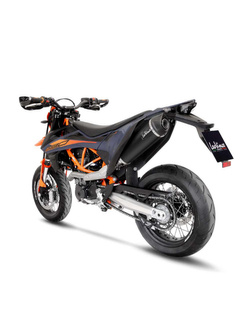 Pełny układ wydechowy LeoVince Nero [Stainless Steel, bez katalizatora] do KTM 690 Enduro R / 690 SMC R [19-]