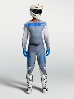 Bluza cross Alpinestars MX Racer Amber niebieska