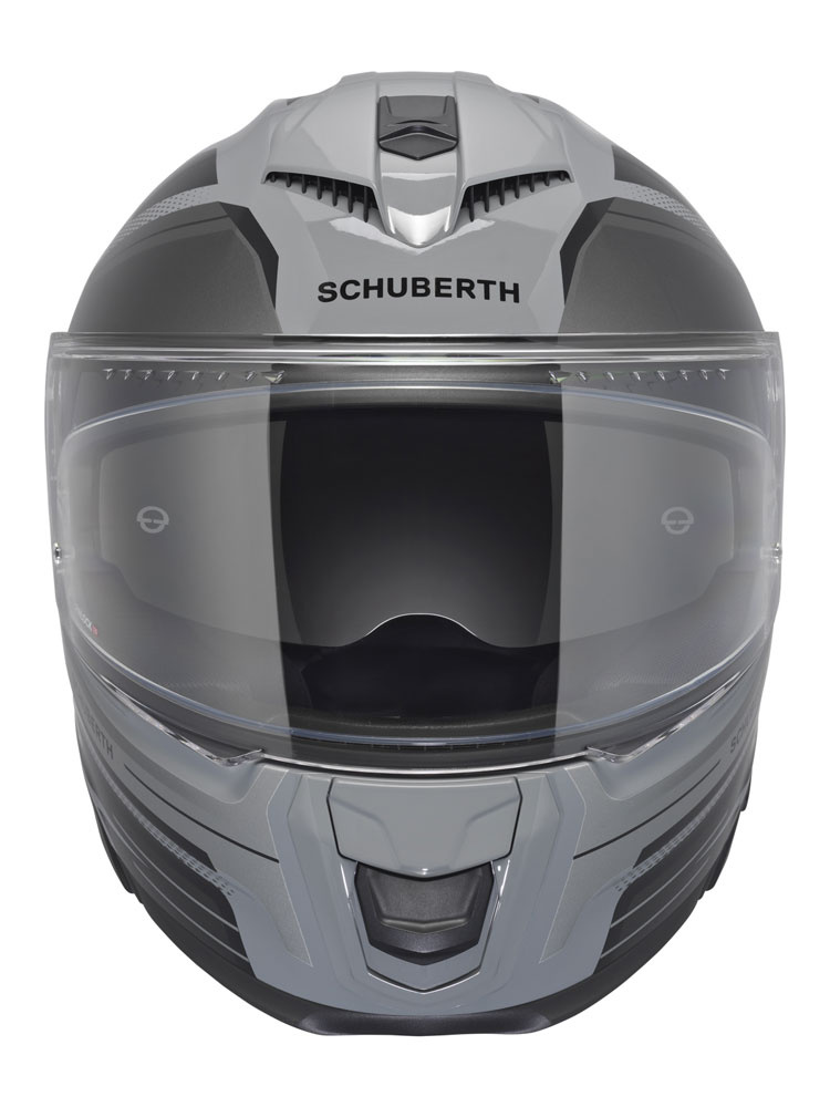 Zestaw: Kask integralny Schuberth S3 Apex czarno-szary + dedykowany interkom motocyklowy Schuberth SC2