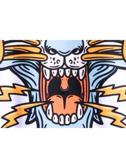 Koszulka motocyklowa John Doe Lion biała