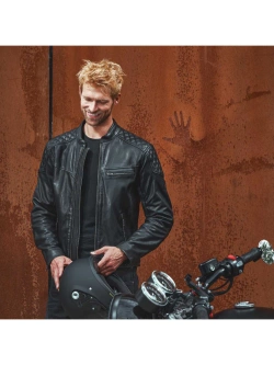 Kurtka motocyklowa skórzana Modeka Phinix czarna