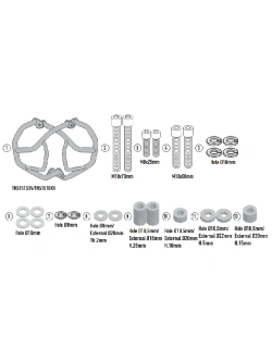 Gmole silnika Kappa BMW R 12 G/S (25-) czarne