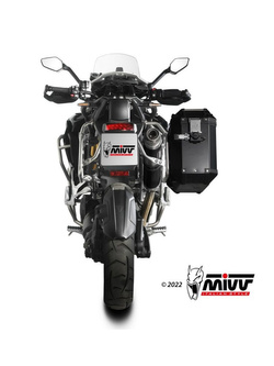 Tłumik motocyklowy Slip-On (Dakar) MIVV do Triumph Tiger 1200 GT / Rally (21-) czarny