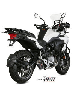 Tłumik motocyklowy Slip-On Line (Oval) MIVV do Benelli TRK502 (17-) carbon