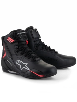 Buty motocyklowe damskie Alpinestars Stella Faster-4 Drystar czarno-różowe