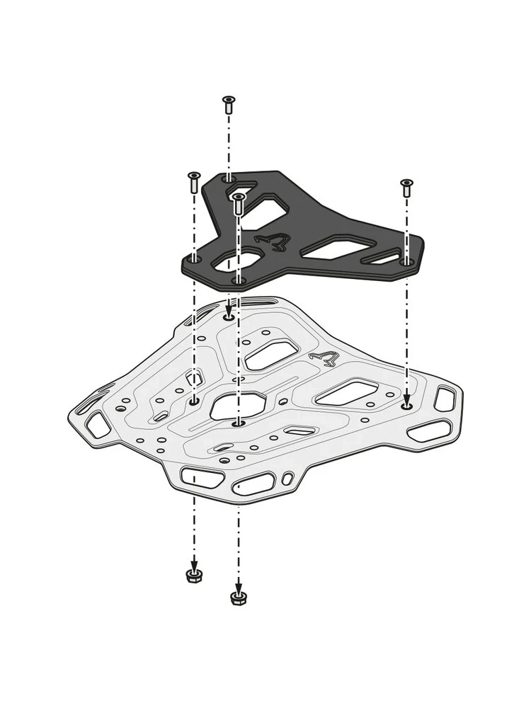 Stelaż centralny Adventure-Rack SW-Motech CF Moto 450MT (23-)/ 800 MT-X (24-)/ 1000 MT-X (25-)