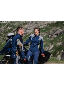 Spodnie motocyklowe damskie tekstylne Klim Altitude niebieskie