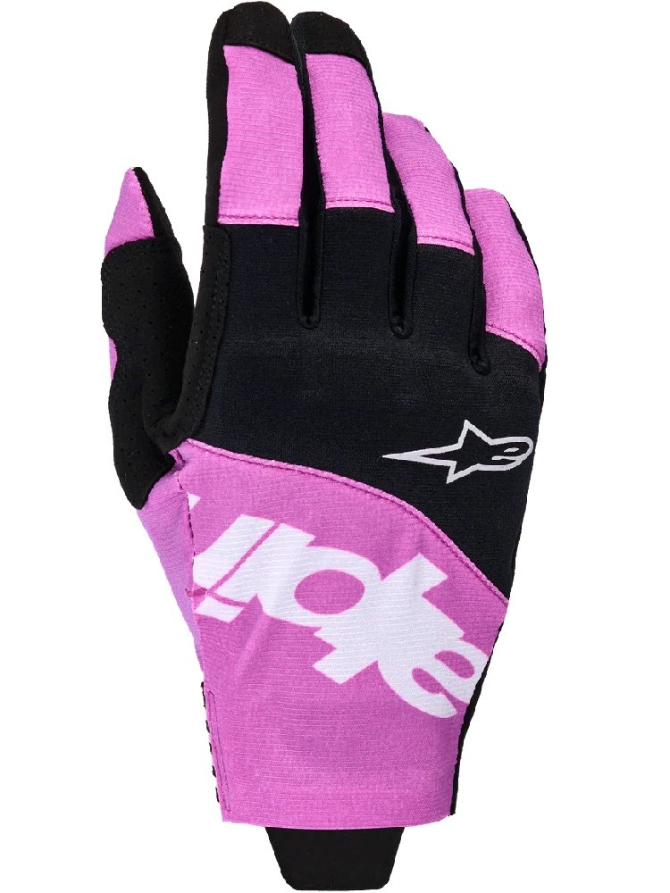 Rękawice cross Alpinestars MX Techstar czarno-fioletowe