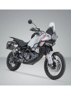 Zestaw: kufry boczne DUSC M i L + kufer centralny DUSC XL + stelaże SW-Motech Ducati DesertX (22-)/ Rally (23-) [poj.: 33 + 41 + 55l]