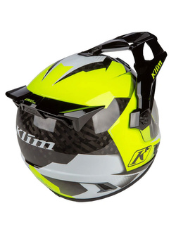 Kask integralny Klim Krios PRO Karbon czarno-fluo żółty