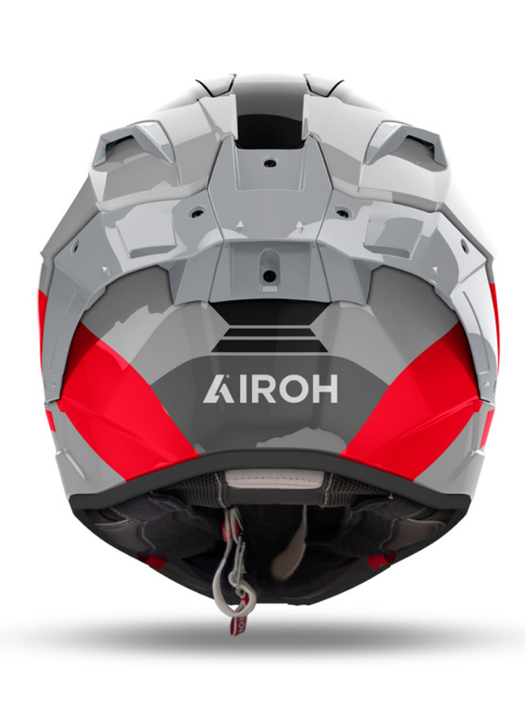 Kask integralny Airoh Gp 800 Competition czarno-szaro-czerwony