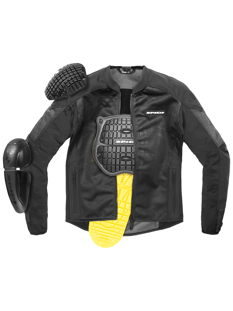 Kurtka motocyklowa tekstylna Spidi Super Net czarna