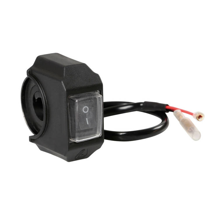 Wodoodporny przełącznik Lampa mocowany na kierownicy 22-32 mm (12V; max. 6A)