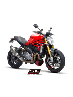 Tłumik SC-Project SC1-R Carbon / Titanium (Slip on) - Ducati Monster 1200 / S / R [17-21]