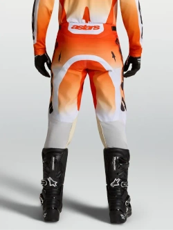 Spodnie cross Alpinestars MX Racer Amber biało-czarno-czerwone