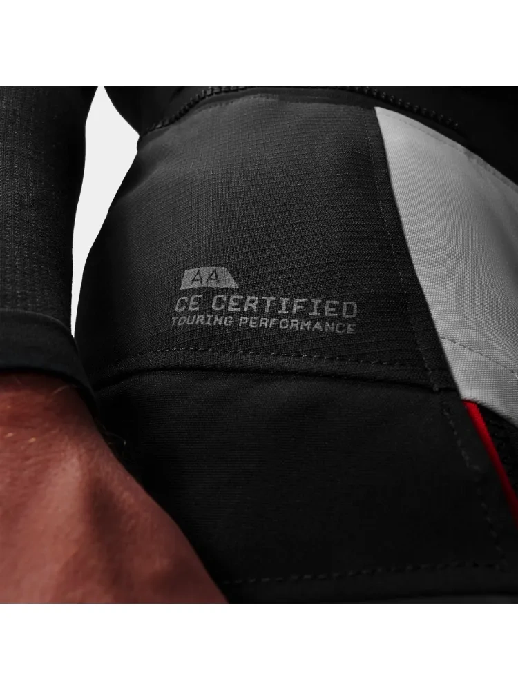 Spodnie motocyklowe tekstylne Shima Dune 2.0 G2 czarno-biało-czerwone