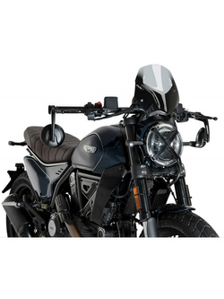 Owiewka motocyklowa turystyczna PUIG Naked New Generation Ducati Scrambler FT/ Icon/ Nightshift (23-) lekko przyciemniana