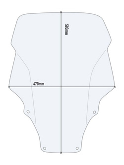 Szyba do skutera GIVI Honda Forza 125/ 350 (21-) przezroczysta
