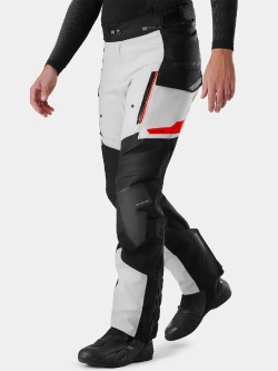 Spodnie motocyklowe tekstylne Shima Dune 2.0 G2 czarno-biało-czerwone