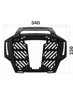 Stelaż pod kufer centralny Hepco&Becker AluRack BMW R 1300 GS Adventure (24-)