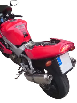 Podwójny tłumik G.P.R Trioval [Slip-On, Stainless Steel] - Honda VTR 1000 F Firestorm [97-07]