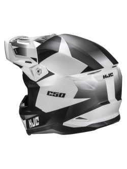 Kask enduro HJC C50 Slide biało-czarny