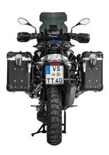 Zestaw: kufry boczne z anodowanego aluminium czarne "And-Black" Zega Evo + stelaże czarne Touratech BMW R1250GS/ R1250GS Adventure/ R1200GS (13-21)/ R1200GS Adventure (14-21) (31+38L)