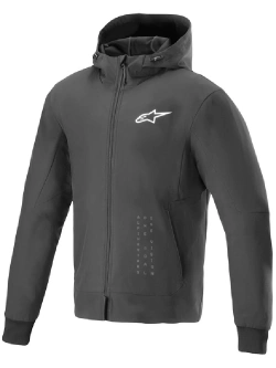 Bluza motocyklowa Alpinestars Radium Tech z kapturem, czarna