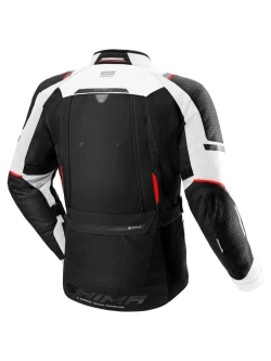 Kurtka motocyklowa tekstylna Shima Hero 3.0 G2 szaro-czerwona
