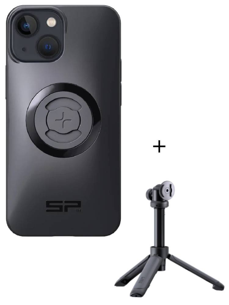 Zestaw: etui na telefon iPhone 13 mini/12 mini + statyw/selfie stick SPC+ SP Connect