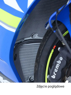 Osłona chłodnicy R&G aluminiowa do Suzuki GSX-S125/ GSX-R125 (17-) szara