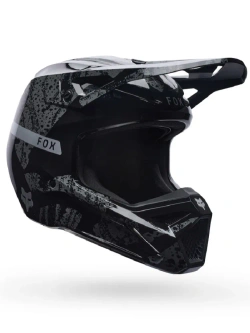 Kask enduro Fox V1 Bnkr czarno-szary