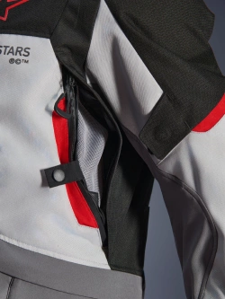 Kurtka motocyklowa tekstylna Alpinestars Andes V4 Drystar czarno-szaro-czerwona