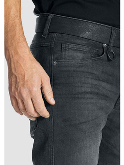 Jeansy motocyklowe Pando Moto Robby Slim czarne
