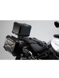 Zestaw: kufer centralny + stelaż Trax ADV SW-Motech Triumph Tiger 800 / XC / XCx / XCa [10-] [pojemność 38 L]