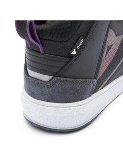 Buty motocyklowe damskie Dainese Suburb D-WP czarno-biało-fioletowe