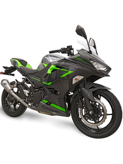 Tłumik Slip-On Termignoni Conical tytan + rura łącząca do Kawasaki Ninja Z400 (18-20)