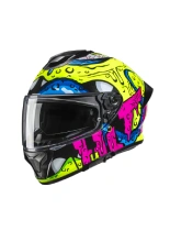 Kask integralny HJC C71 Squeeze żółto-różowy