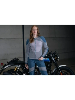 Koszula z ochraniaczami damska Knox Urbane Pro Move niebiesko-szara