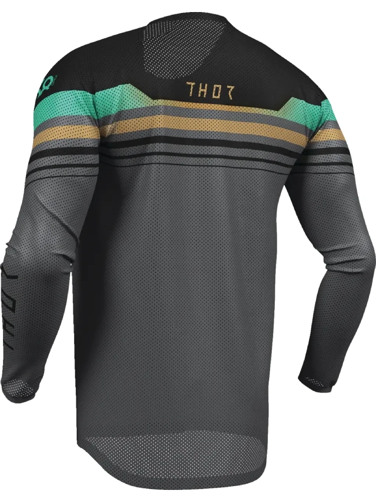 Bluza enduro Thor Launchmode Air Raptor czarno-szara